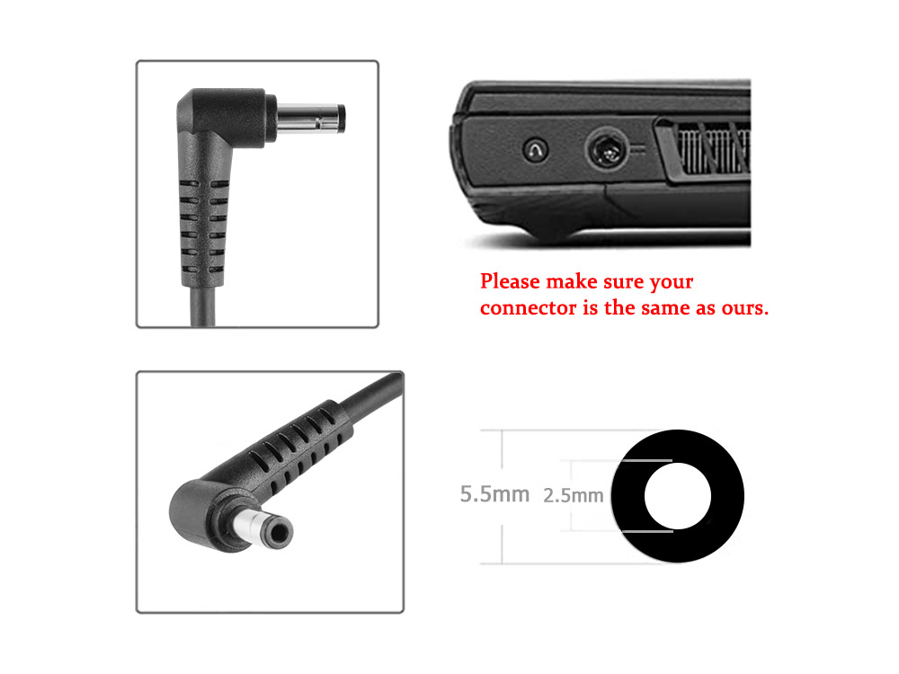 (image for) 120W Schlank Netzteil Ladegerät Kompatibel mit S93-0403350-C54 + Ladekabel - Click Image to Close