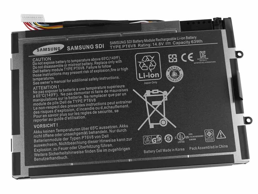 (image for) Original 63Whr 8 Zellen Akku Dell Alienware M11x R1