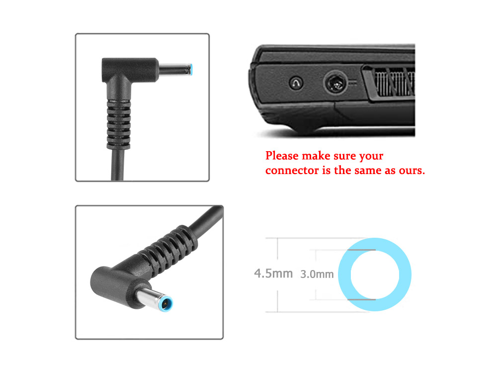 (image for) 45W Netzteil Ladegerät Kompatibel mit Teilt 13-m010dx x2 PC + Ladekabel - Click Image to Close