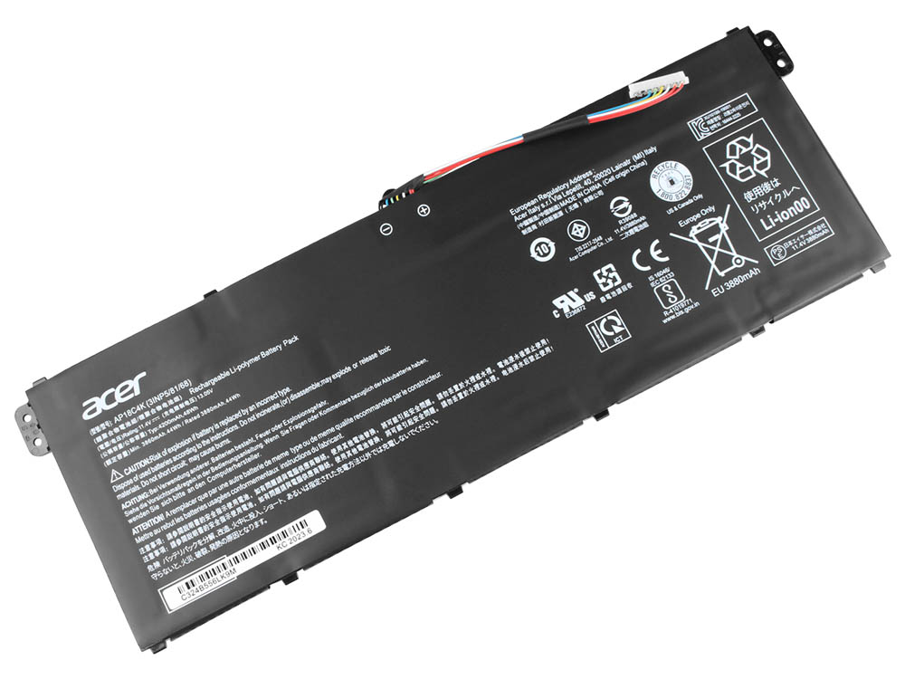 (image for) 4200mAh 48Wh 3-Zellen Akku Acer AP18C4K