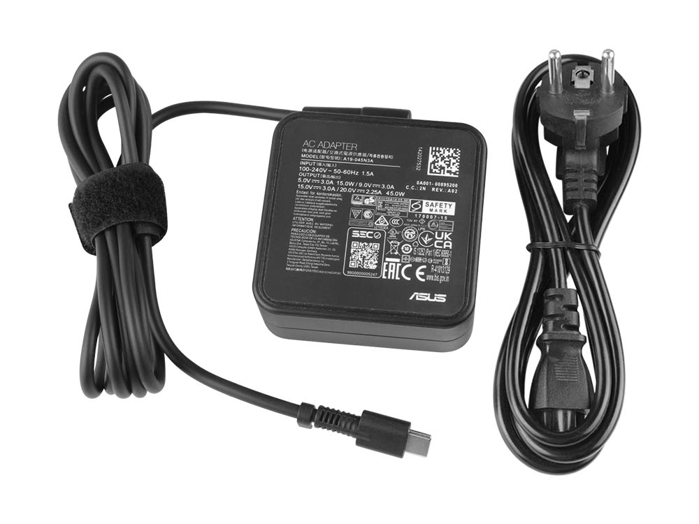 (image for) 45W Type-C/USB-C Asus ExpertBook B3 Detachable B3000DQ1A Netzteil Ladegerät