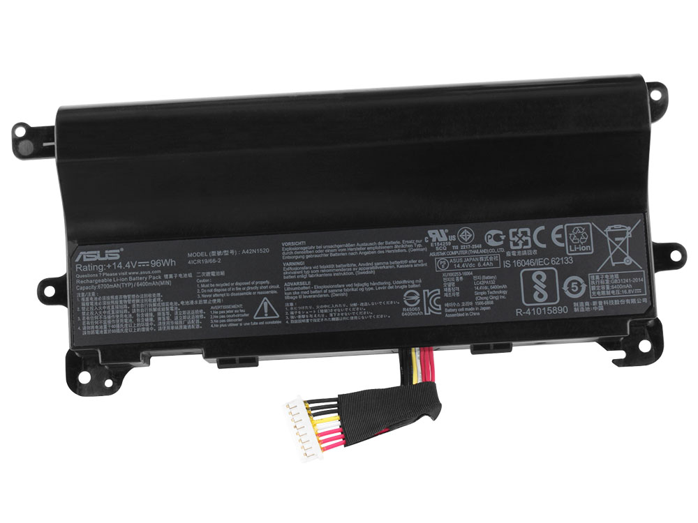 (image for) 96Wh 6400mAh 8 Zellen Akku Asus A42N1520