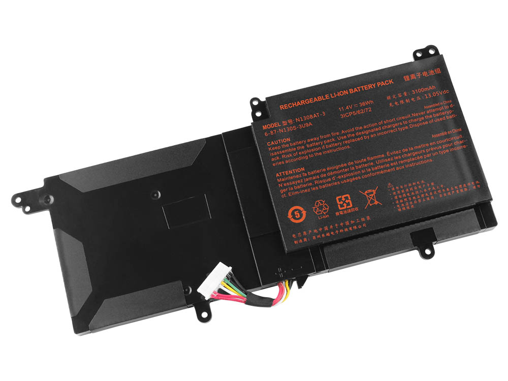 (image for) 3100mAh 36Wh 3 Zellen Akku Schenker Slim 13-L17mwb (10504493) (N130WU)