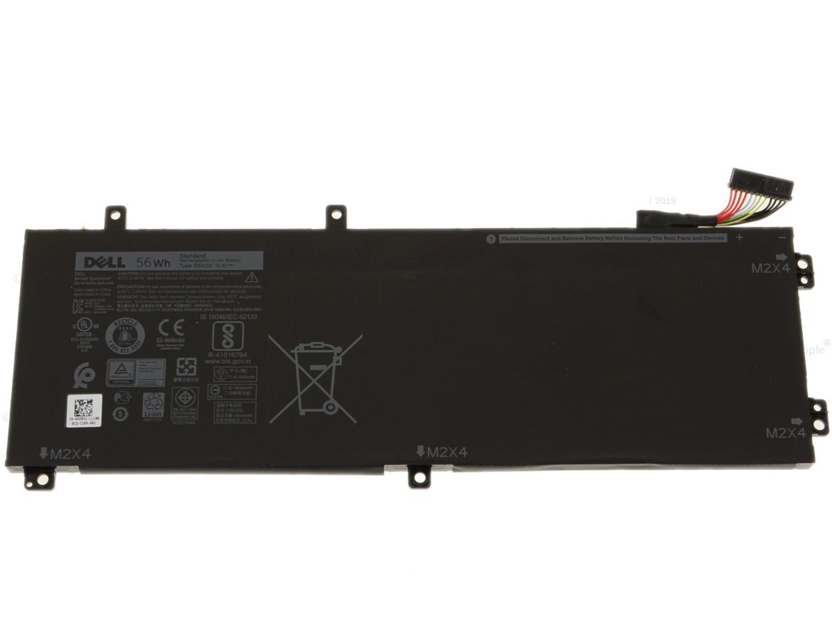 (image for) Dell XPS 15 7590-C3T45 Dell XPS 15 7590-D1741T Original Akku 56Wh