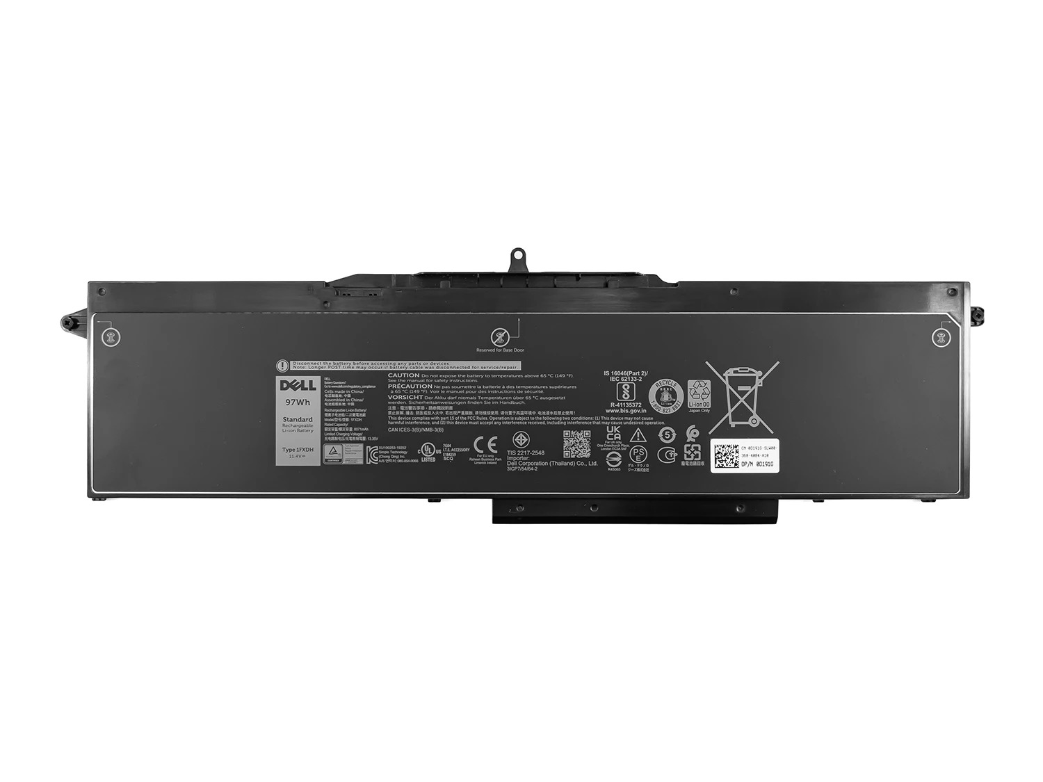 (image for) Original Akku Dell 451-BCJI A029D1 8071mAh 97Wh