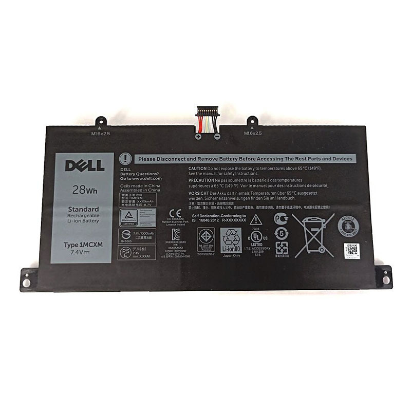 (image for) Original Dell 1MCXM Dell G3JJT Dell PKG3N Akku 7.4V 3760mAh 28Wh 2-Zellen