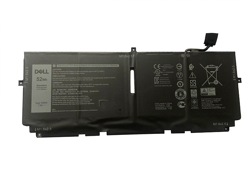 (image for) Dell XPS 13 9310 Original Akku 6500mAh 52Wh 4 Zellen