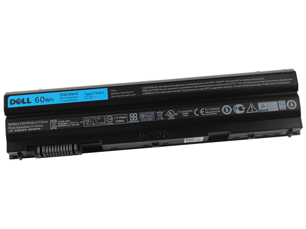 (image for) Original 6 Zellen 60Whr Akku Dell 4YRJH 8858X 911MD CWVXW