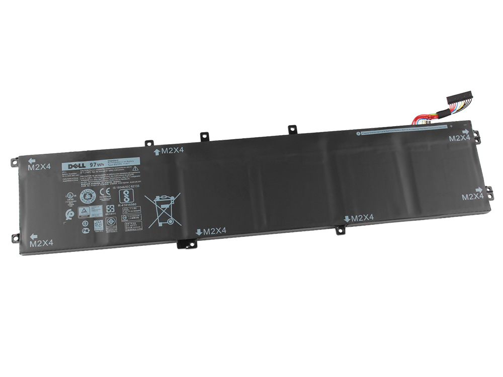 (image for) Dell XPS 15 7590-C3T45 Dell XPS 15 7590-D1741T Original Akku 97Wh 6 Zellen