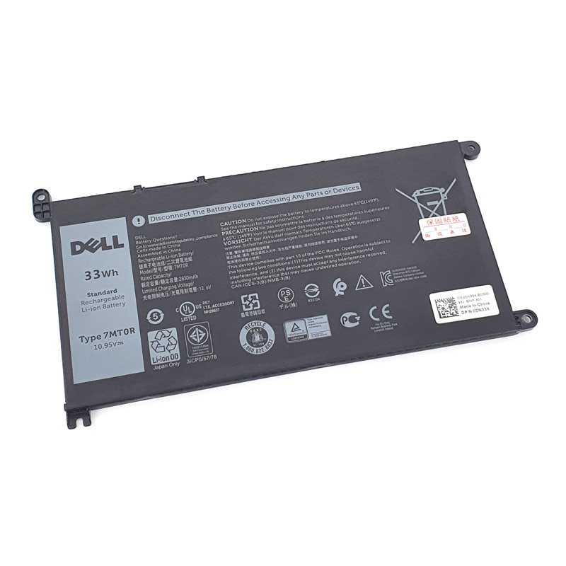 (image for) Original Dell 7MT0R Dell 7MTOR Akku 10.95V 2830mAh 33Wh 3-Zellen