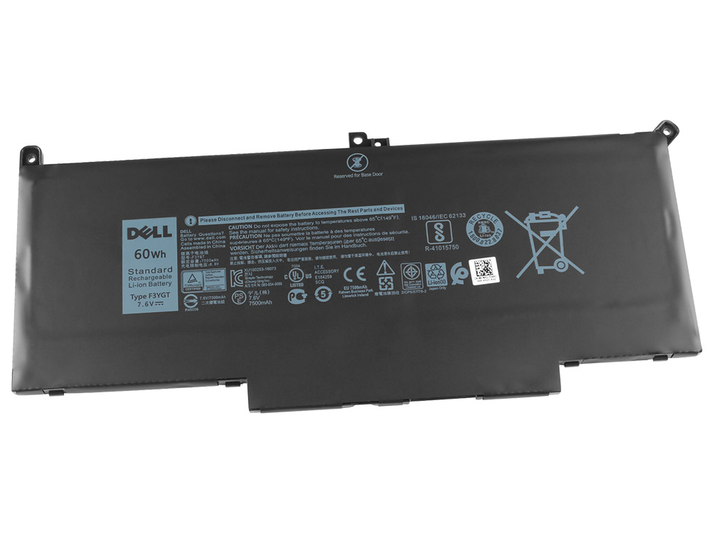 (image for) Original 7500mAh 60Wh 4-Zellen Akku Dell Latitude 7280 P28S001