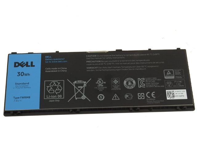 (image for) Original 4000mAh 30Wh 2-Zellen Akku Dell 1VH6G 1XP35