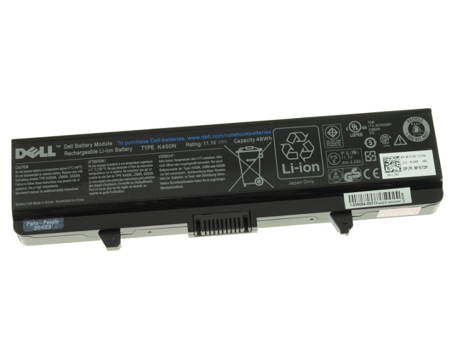 (image for) Original 4400mAh 48Wh 6-Zellen Akku Dell K450N 0K450N G558N