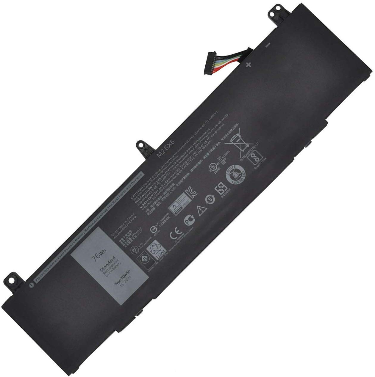 (image for) Original 5000mAh 76Wh 4 Zellen Akku Dell Alienware 13 ALW13C-D2508