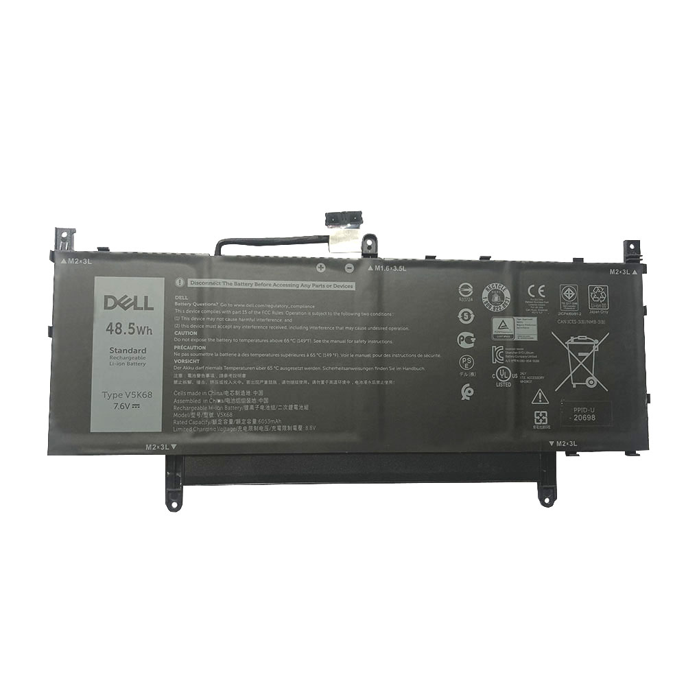 (image for) Original 6053mAh 48.5Wh Akku Dell V5K68 Latitude 9520