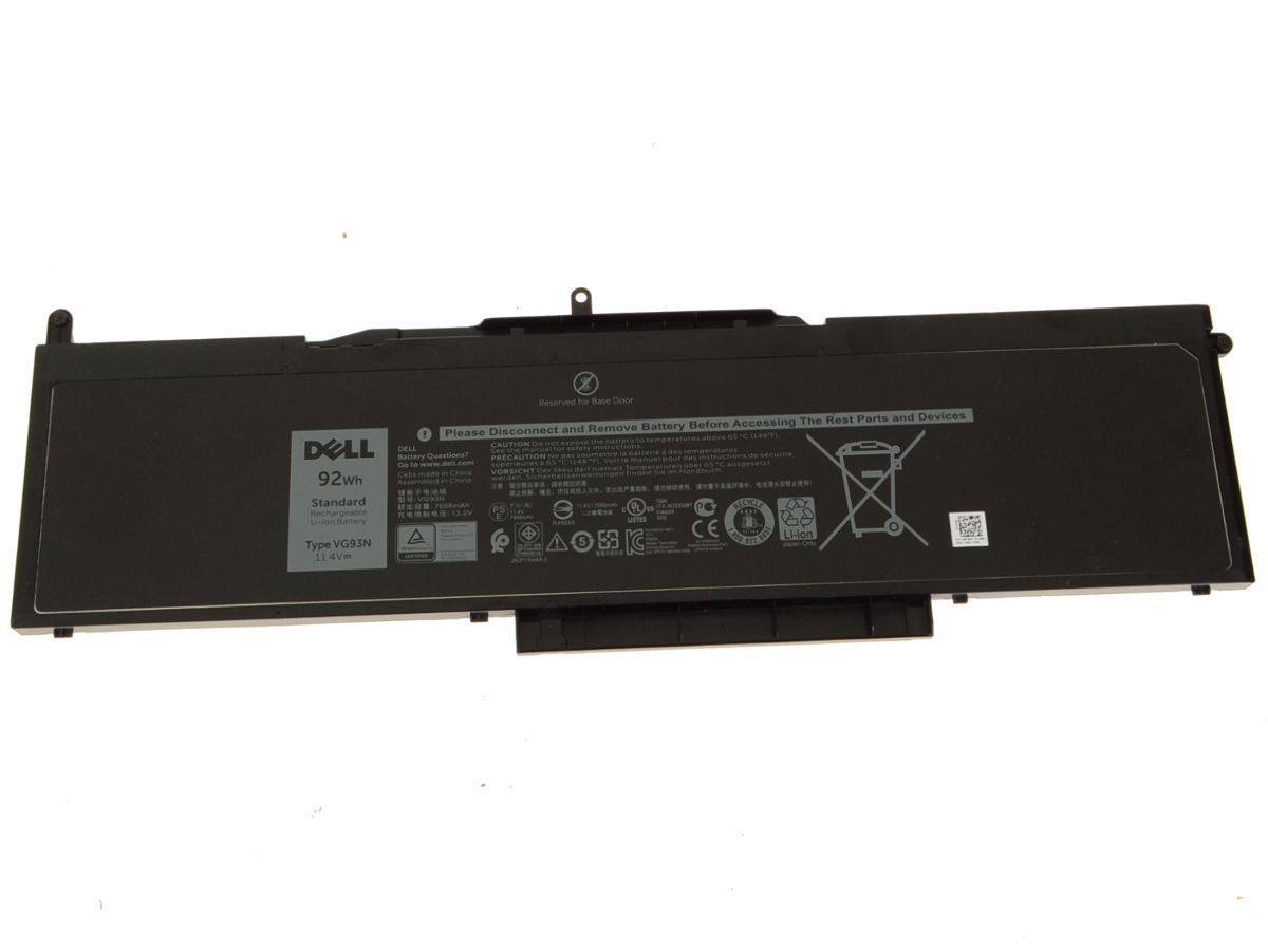 (image for) Original 7666mAh 92Wh 6-Zellen Akku Dell 0WFWKK WFWKK VG93N NY5PG