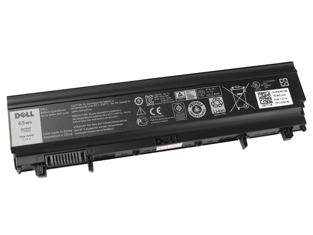 (image for) Original 5800mAh 65Wh 6-Zellen Akku Dell 1N9C0 7W6K0 F49WX