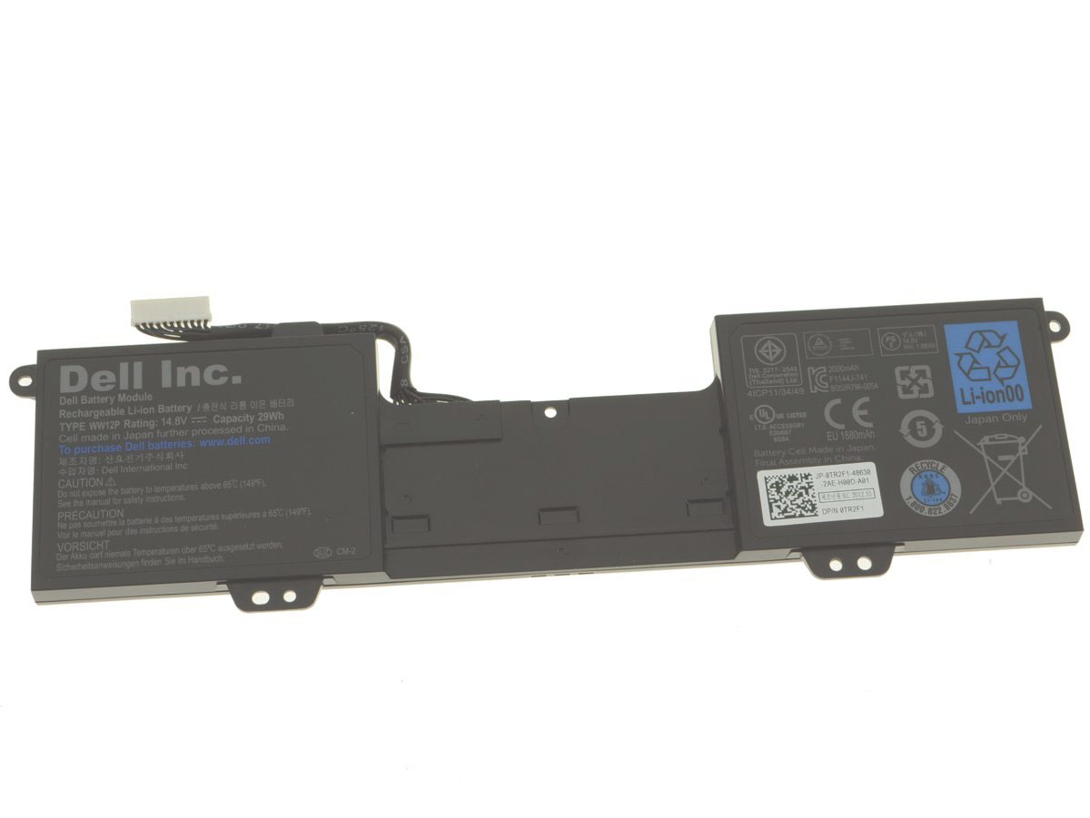 (image for) Original Dell 0WW12P Dell 9YXN1 Akku 11.4V 2000mAh 29Wh 4-Zellen