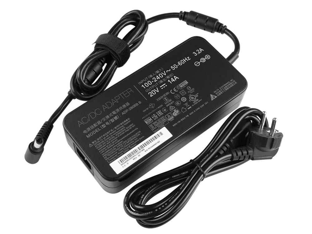 (image for) 280W MSI GE75 Raider 10SFS-477 Raider 10SGS-047DE Netzteil Ladegerät + Ladekabel