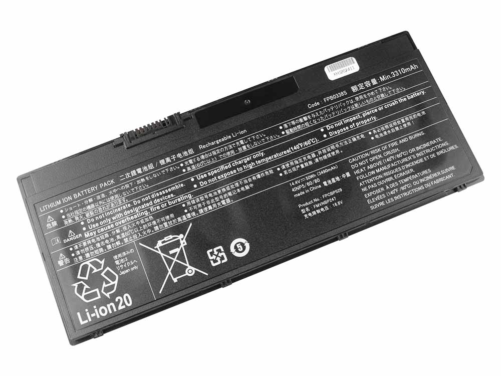 (image for) Original Fujitsu CP721834-01 Fujitsu CP734928-01 Akku 3490mAh 50Wh 4-Zellen