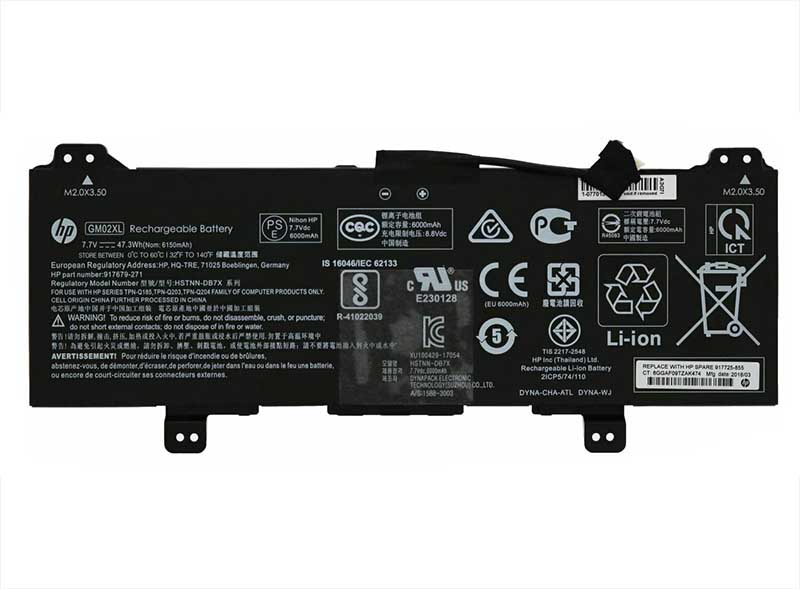 (image for) 6150mAh 47.3Wh 2 Zellen Akku HP Chromebook 11 G6 EE