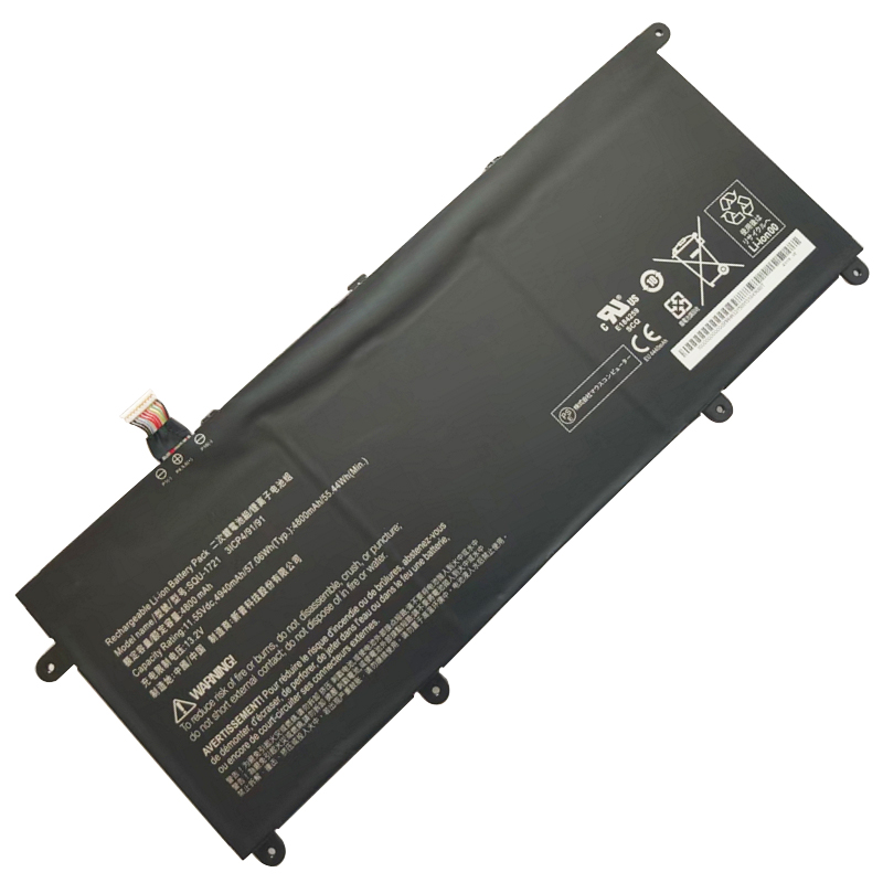 (image for) Ersatz Akku für Hasee 3ICP4/91/91 Hasee SQU-1721 4940mAh 57.06Wh 3-Zellen