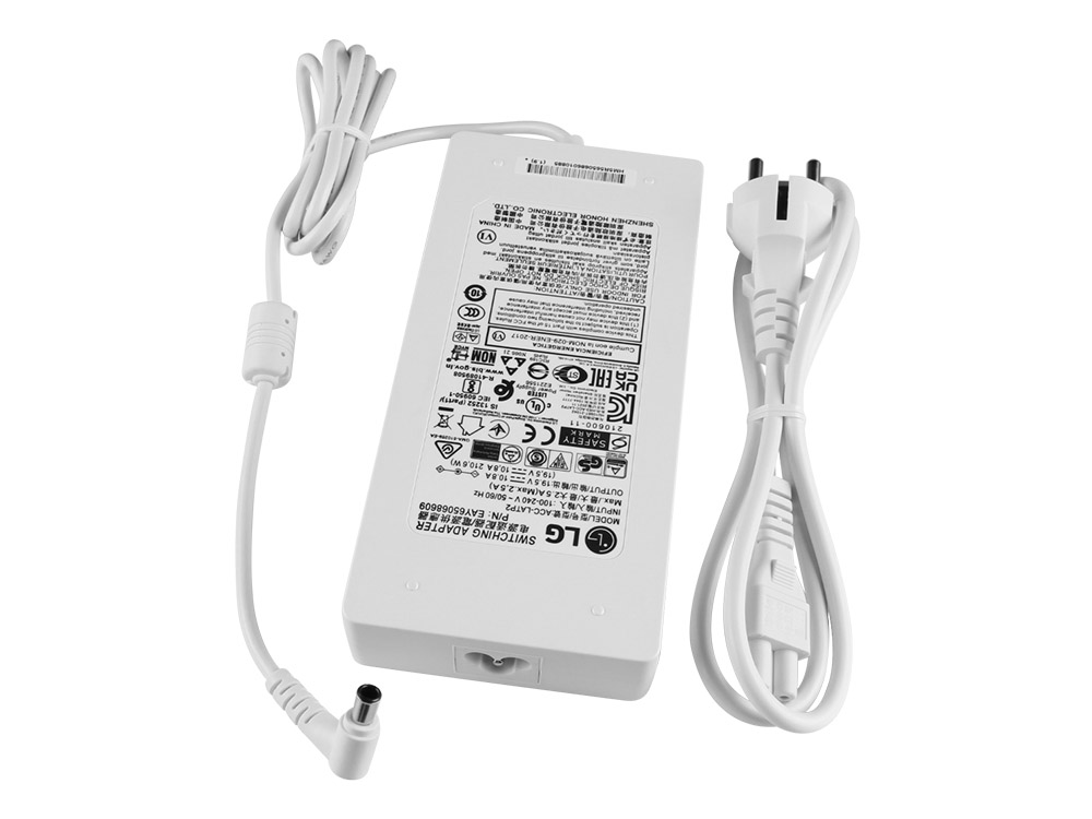 (image for) Original 210.6W LG 27UD88 27UD88-W 34UC98 Netzteil Ladegerät + Ladekabel
