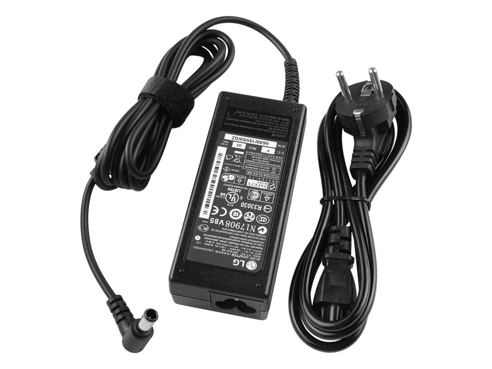 (image for) 65W LG 27UK600-W 34WK650 34BK650 Netzteil + Frei Ladekabel