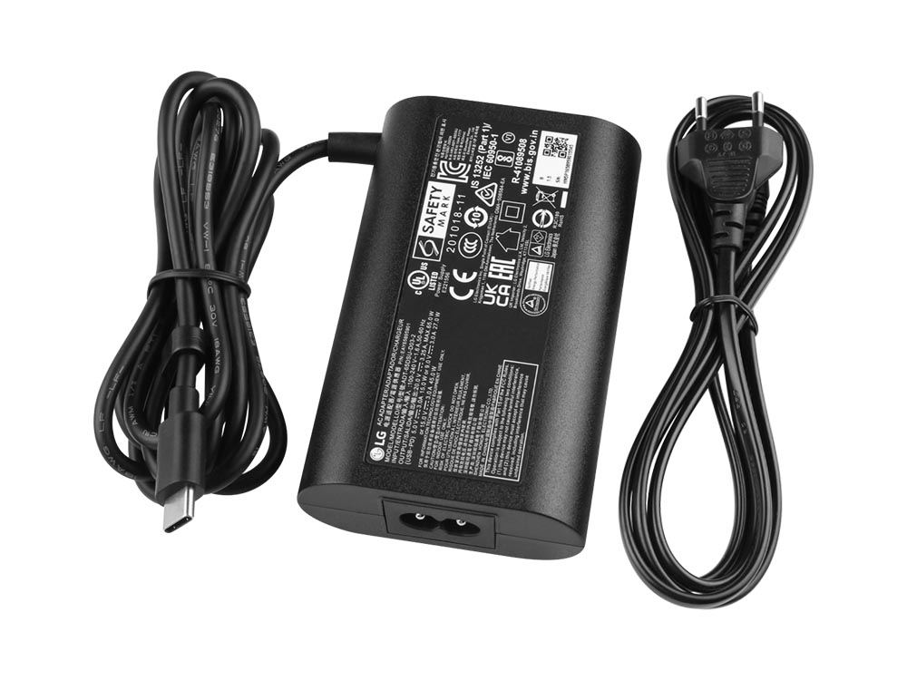 (image for) Original 65W USB-C LG Gram 14T90P-K.AAB8U1 Netzteil Ladegerät + Ladekabel