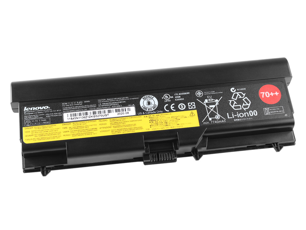 (image for) 8700mAh 94Wh 9-Zellen Akku Lenovo ThinkPad W520 (4284HE2)