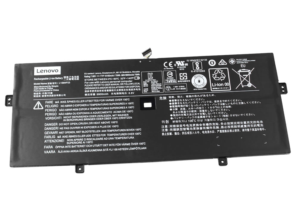 (image for) 10160MAH 78WH 4 Zellen Akku Lenovo 5B10L22508