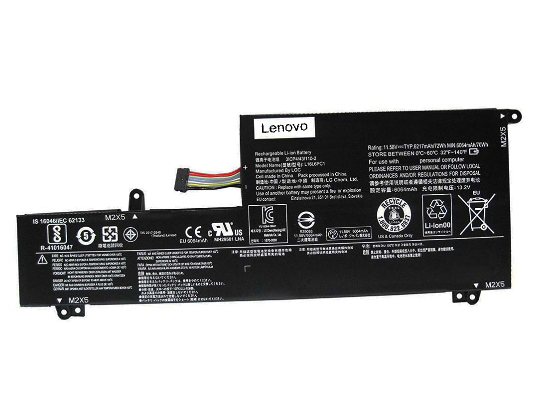 (image for) 6064mAh 72Wh 6 Zellen Akku Lenovo Yoga 720-15IKB 80X700BQGE