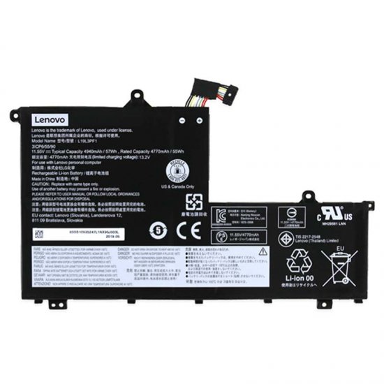 (image for) Lenovo 5B10X55569 5B10X55570 Original Akku 4955mAh 57Wh 3 Zellen