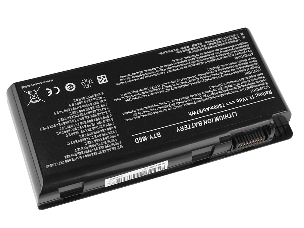 (image for) Original 7800mAh 9 Zellen Akku Medion Erazer X6817 MD 97891 MD97891