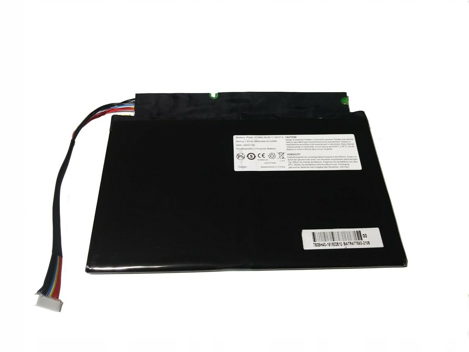 (image for) Original 4800mAh 35.52Wh 2 Zellen Akku Medion Akoya S4219 MD 60217