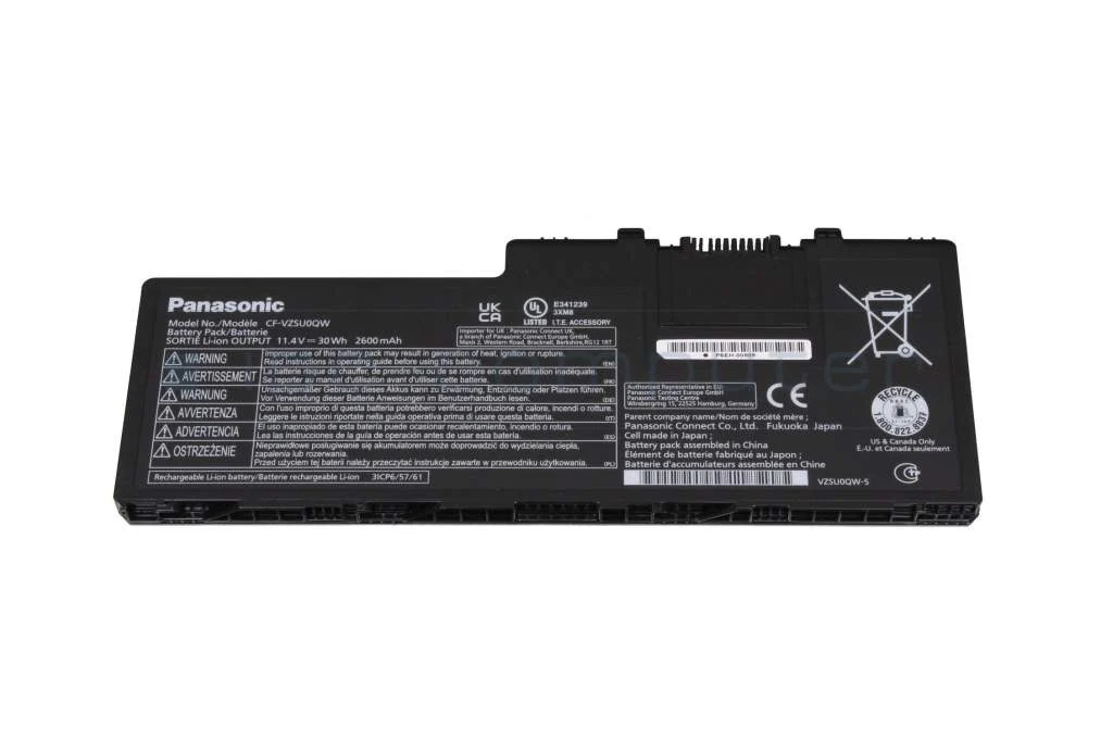 (image for) Original Akku Panasonic Toughbook CF-20A0205TD 2600mAh 30Wh 3-Zellen