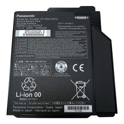 (image for) Original Panasonic CF-31J CF-31K CF-31M Akku 3900mAh 42Wh 3 Zellen