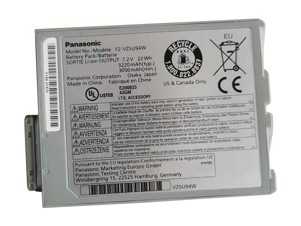 (image for) Original Akku Panasonic FZ-VZSU94JS FZ-VZSU94K 3050mAh 22Wh
