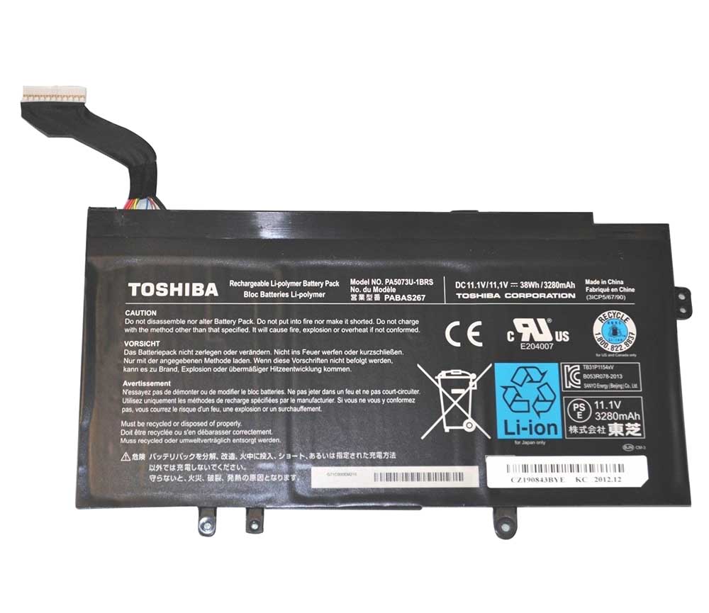 (image for) Original 3280mAh 38Wh 3 Zellen Akku Toshiba P000563900 PABAS267